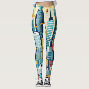 Finanzbezirk Leggings