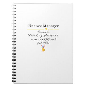 Finanzchef Notizblock