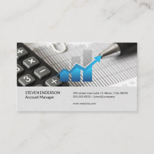 Finanzdiagramm   Stiftdokumente Visitenkarte
