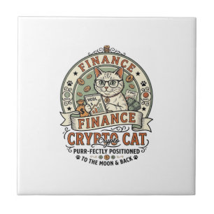Finanzen Krypto Katze Finanzen Krypto Katze Vintag Fliese
