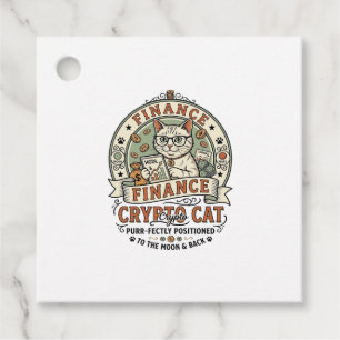 Finanzen Krypto Katze Finanzen Krypto Katze Vintag Geschenkanhänger