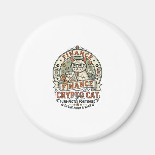 Finanzen Krypto Katze Finanzen Krypto Katze Vintag Magnet