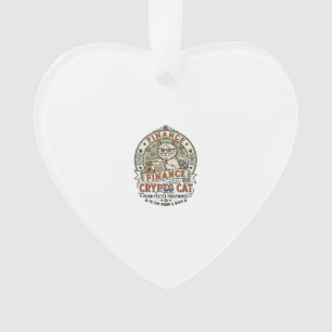 Finanzen Krypto Katze Finanzen Krypto Katze Vintag Ornament