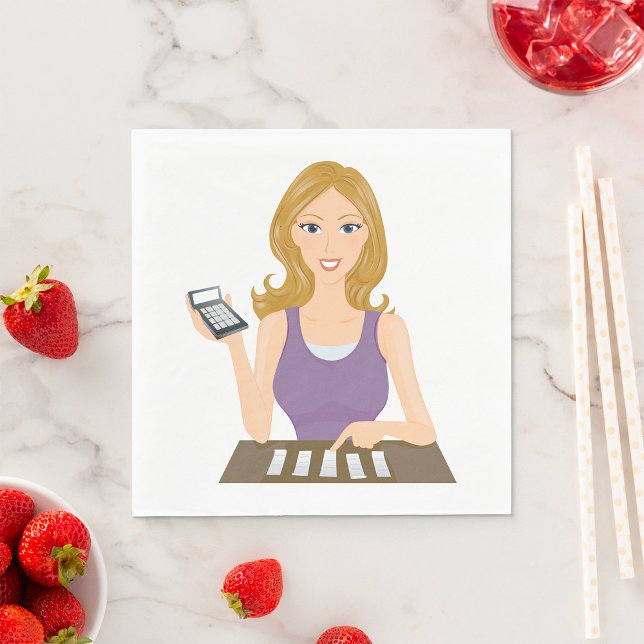 Finanzfrau Serviette (Von Creator hochgeladen)