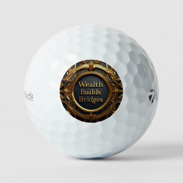 "Finanzielle Einheit" Golfball (Vorderseite)