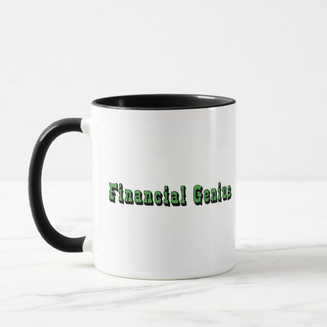 Finanzielles Genie Tasse (Links)