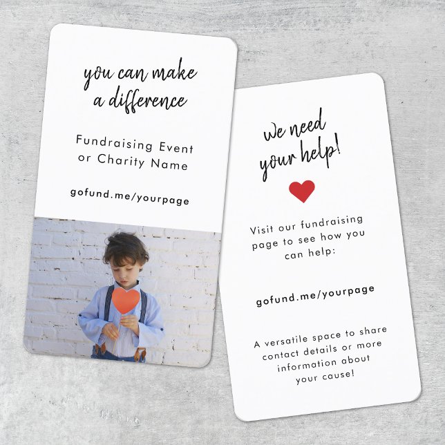 Finanzierung | Wohltätigkeit-Veranstaltung jetzt F Visitenkarte (Von Creator hochgeladen)