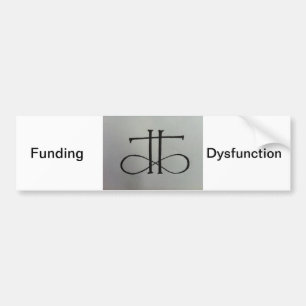 Finanzierungs-Funktionsstörungs-Autoaufkleber Autoaufkleber