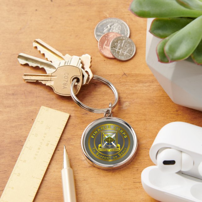 Finanzkorps Schlüsselanhänger (Schreibtisch)