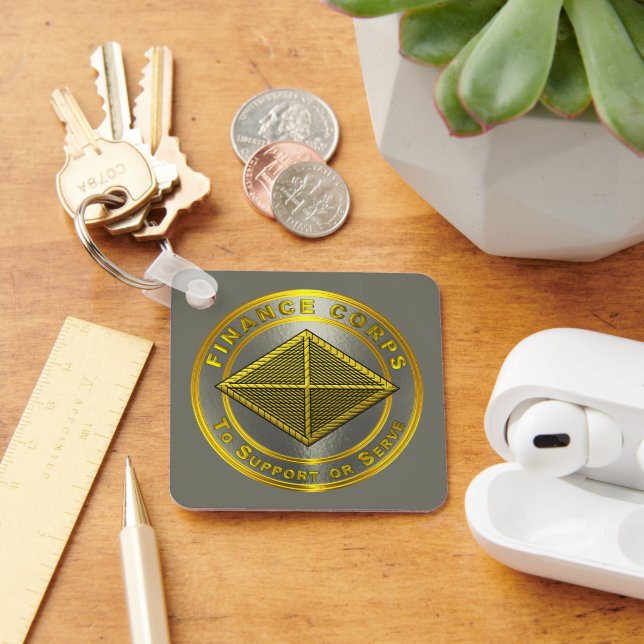 Finanzkorps Schlüsselanhänger (Schreibtisch)