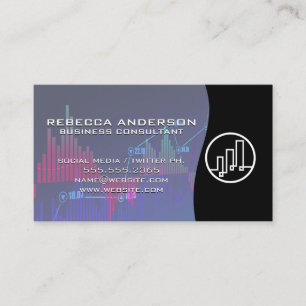 Finanzlogo/Börsennotierung Visitenkarte