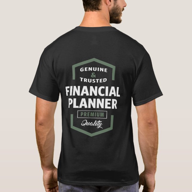 Finanzplaner | Geschenkideen T-Shirt (Rückseite)