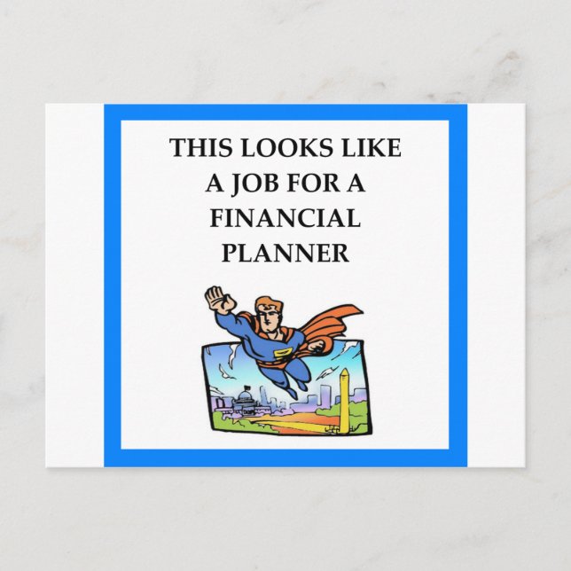 FINANZPLANER POSTKARTE (Vorderseite)