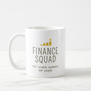 Finanzteam – Wir knacken Zahlen, nicht Menschen Kaffeetasse
