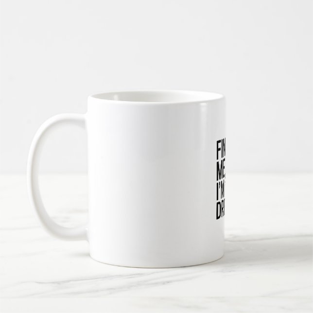 Finch mich, ich träume. kaffeetasse (Links)