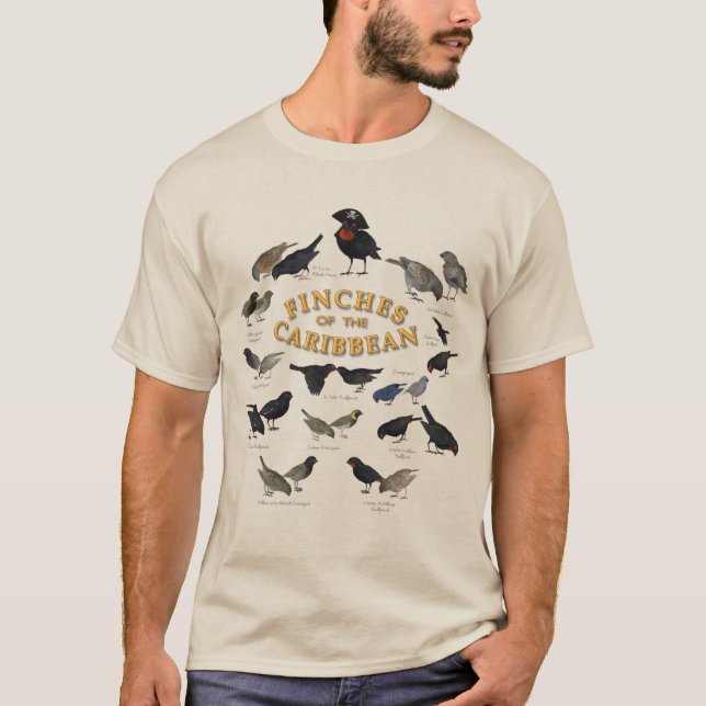 Finches der Karibik T-Shirt (Vorderseite)