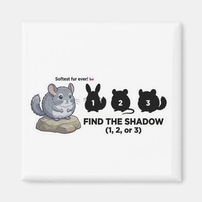 Find the Shadow Chinchilla Animal World Quest for  Magnet (Vorne)