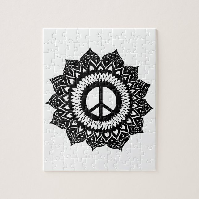 Find your inner peace | Mandala Design Puzzle (Vertikal)
