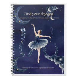 Find Your Rhythm Ballerina Notizbuch | Ava Solara Notizblock