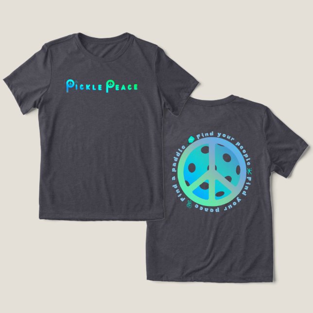 find your...... Tri-Blend shirt (Design Vorderseite & Rückseite)