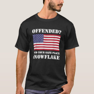 Finde Dein Sicheres Raum-Schneeflocke Pro-Trump-T- T-Shirt