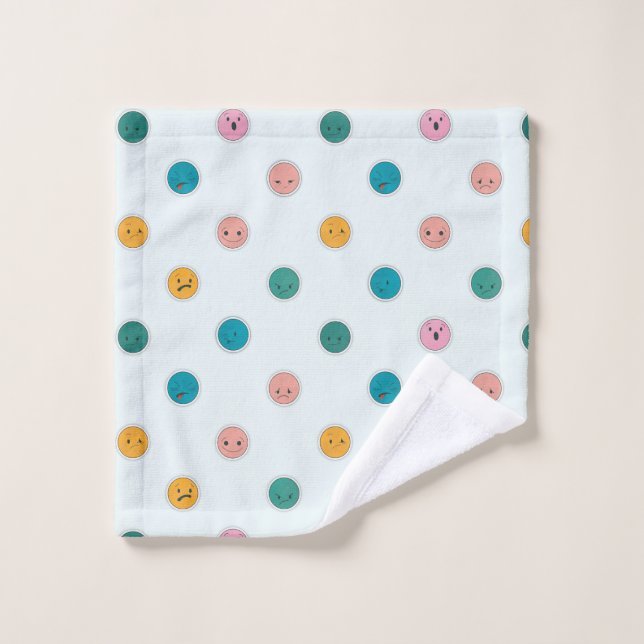 Finde deine Gefühle Badhandtuch Set (Waschlappen)