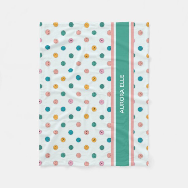 Finde deine Gefühle Fleecedecke (Vorderseite)