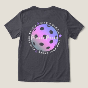 Finde deine Leute, finde deinen Frieden Tri-Blend Shirt