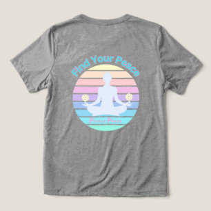 Finde deinen Frieden Tri-Blend Shirt