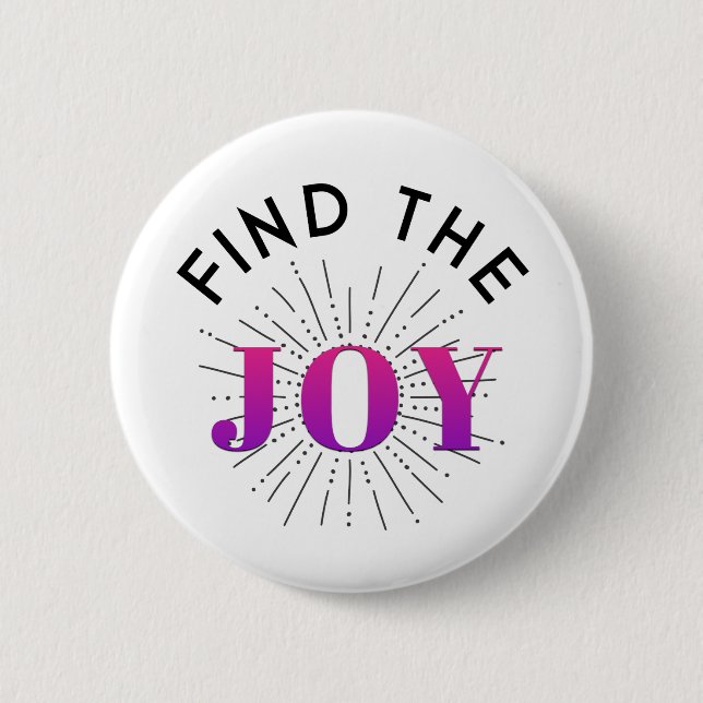 Finde Freude Button (Vorderseite)