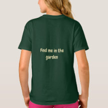 Finde mich im Garten Florale Biene Waldgrünes T-Sh