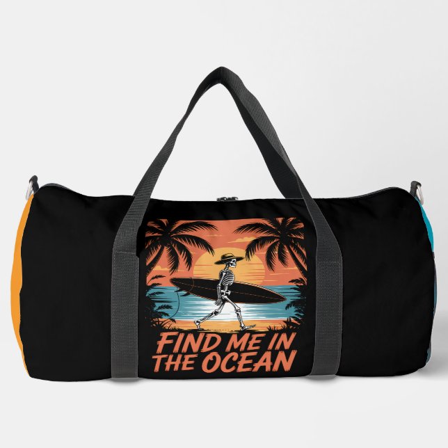 Finde mich im Ozeanskelett Duffle Bag (Vorderseite)