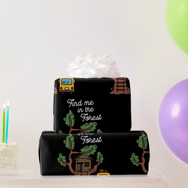 Finde mich im Wald Geschenkpapier (Von Creator hochgeladen)