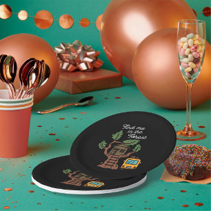 Finde mich im Wald Pappteller