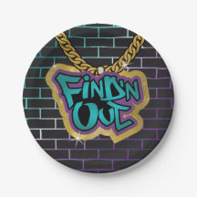 Finde 'N Out Plate! Aquamarin und Lila!