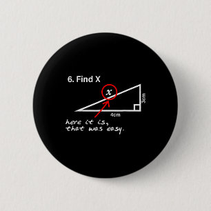 Finde X Hier Ist Es, Das War Einfach Lustiger Math Button