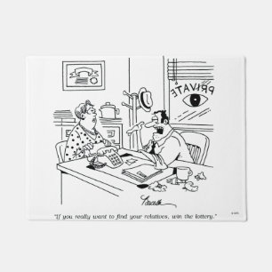 Finden der Verwandter Fußmatte