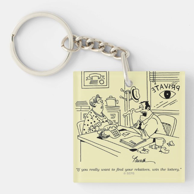 Finden der Verwandter Schlüsselanhänger (Vorderseite)