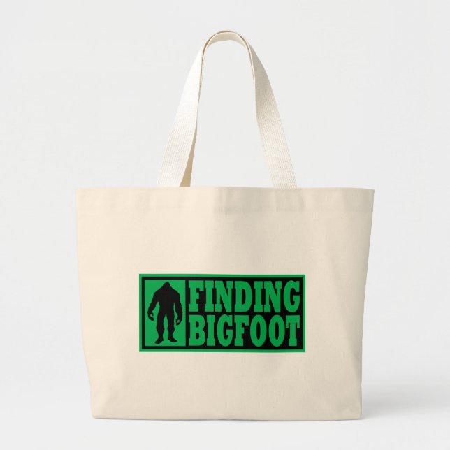 Finden des Bigfoot-Logo-Gangs Jumbo Stoffbeutel (Vorne)