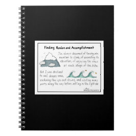 Finden des Leidenschafts-und Notizblock