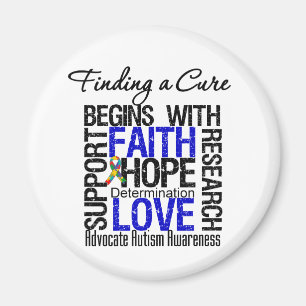 Finden einer Heilung für Autismus Magnet