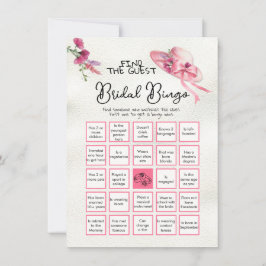 Finden Sie das Gast BINGO Derby Pink Hat Bridal Sp Einladung