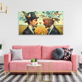 Finden Sie das neue Nest Leinwanddruck