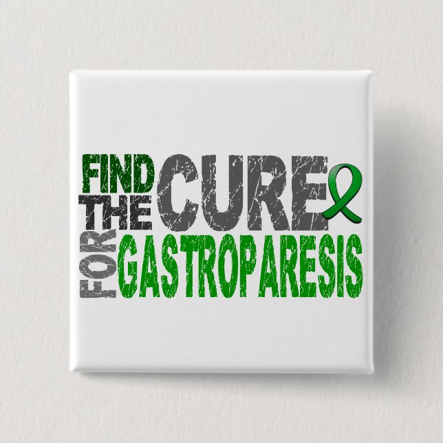 Finden Sie die Heilung Gastroparesis Button (Vorderseite)