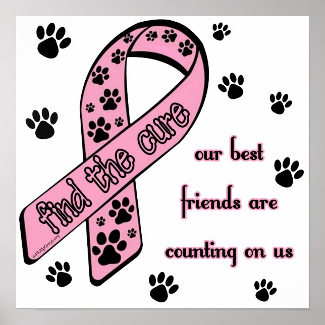 Finden Sie die Heilung ~ Pawprint Poster (Vorne)