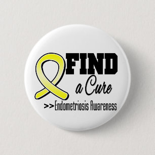Finden Sie ein Heilungendometriosis-Bewusstsein Button