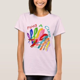 Finden Sie ein Heilungs-bunte Krebs-Bänder T-Shirt
