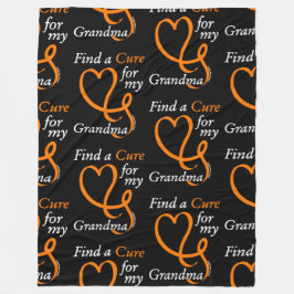 Finden Sie eine Heilung/Herz/Oma...RSD/CRPS Fleecedecke