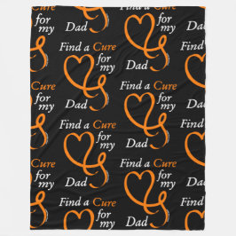 Finden Sie eine Heilung/Herz/Vater...RSD/CRPS Fleecedecke