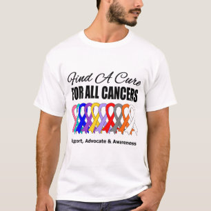 Finden Sie eine Heilungs-Bänder für alle Krebse T-Shirt